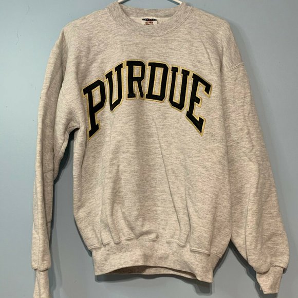 women's purdue crew neck sweatshirt
